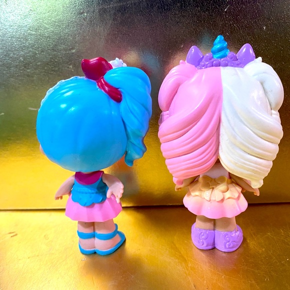 KINDI KIDS MINI’S JESSICAKE 2021 GLITTERY EYES BOBBLE HEAD POSABLE DOLLS 3.5” - Picture 2 of 14